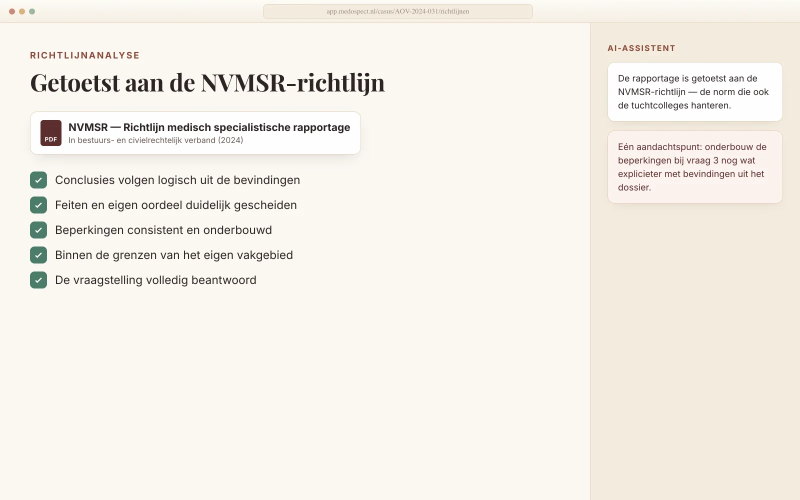 Richtlijnanalyse